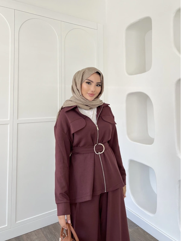 Halen Oysh Takım - Bordo