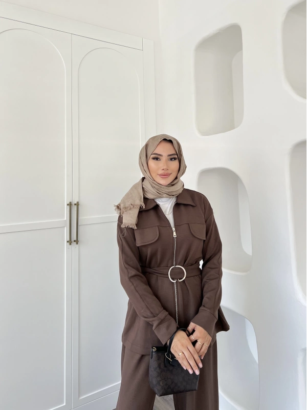 Halen Oysh Takım - Kahve