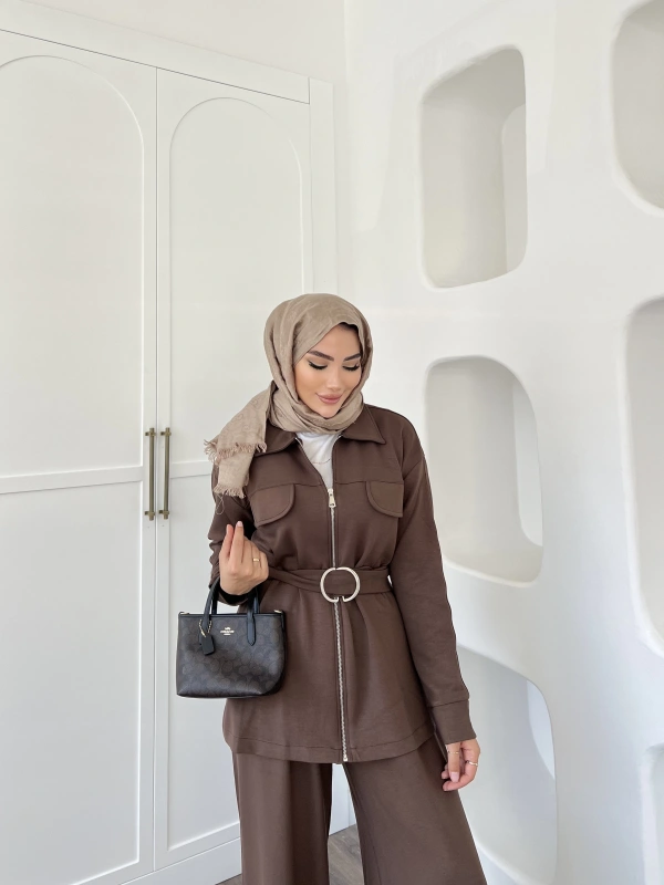 Halen Oysh Takım - Kahve