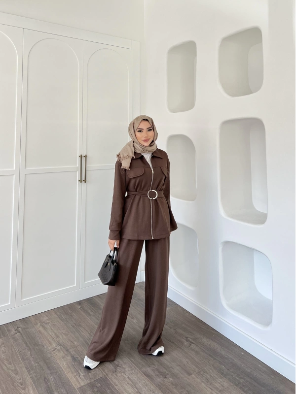 Halen Oysh Takım - Kahve