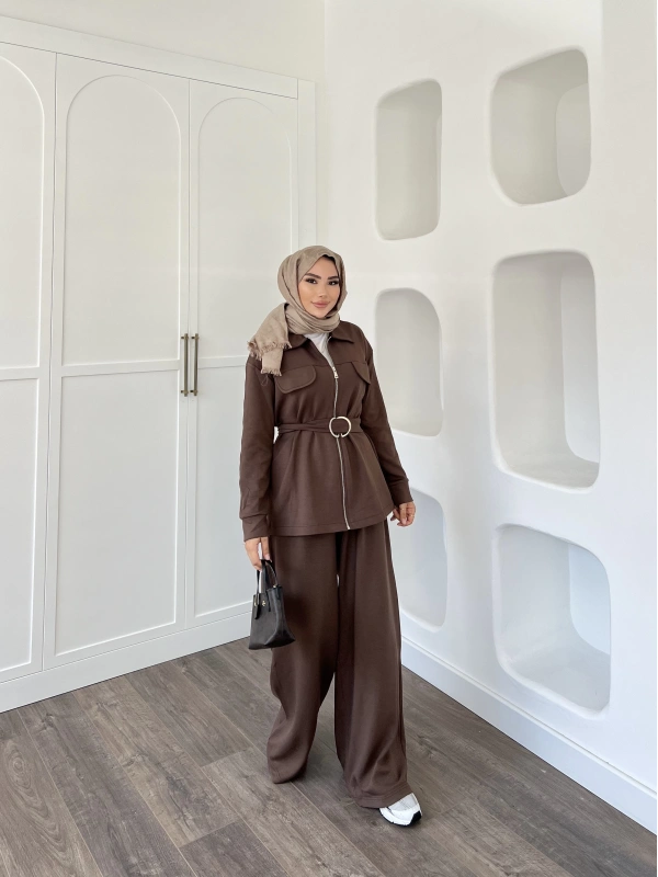 Halen Oysh Takım - Kahve