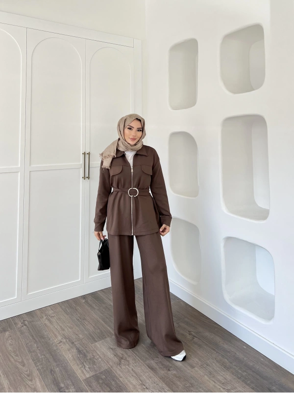 Halen Oysh Takım - Kahve