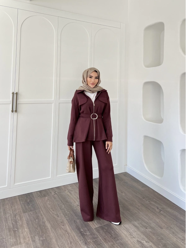 Halen Oysh Takım - Bordo