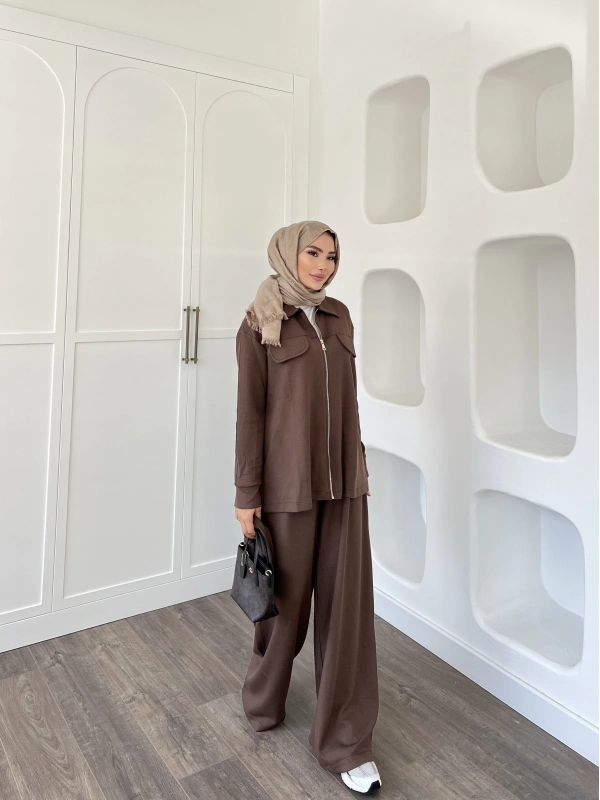 Halen Oysh Takım - Kahve