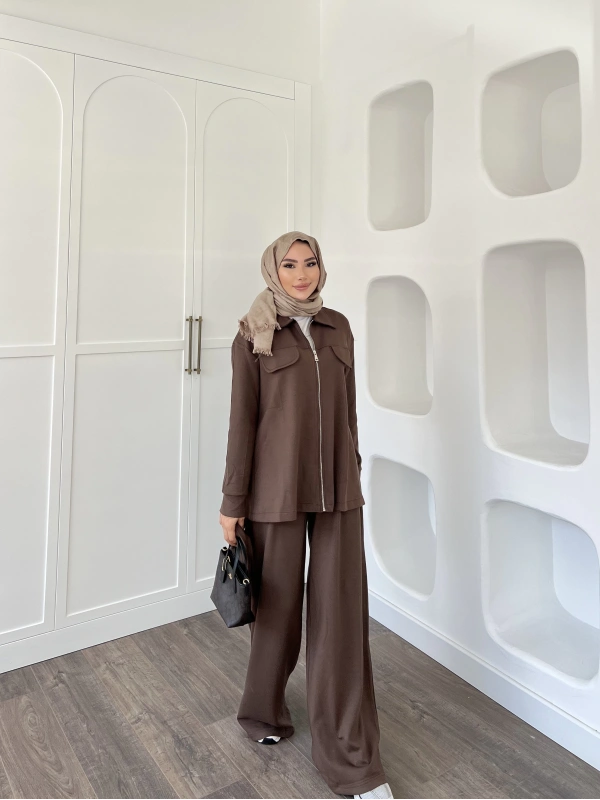 Halen Oysh Takım - Kahve