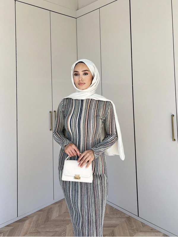 Simli Reyya Takım - Oranj