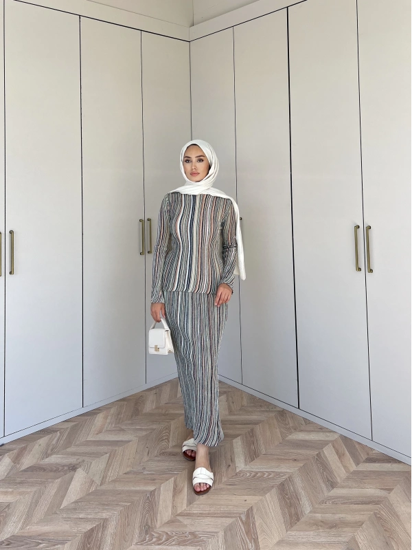 Simli Reyya Takım - Oranj