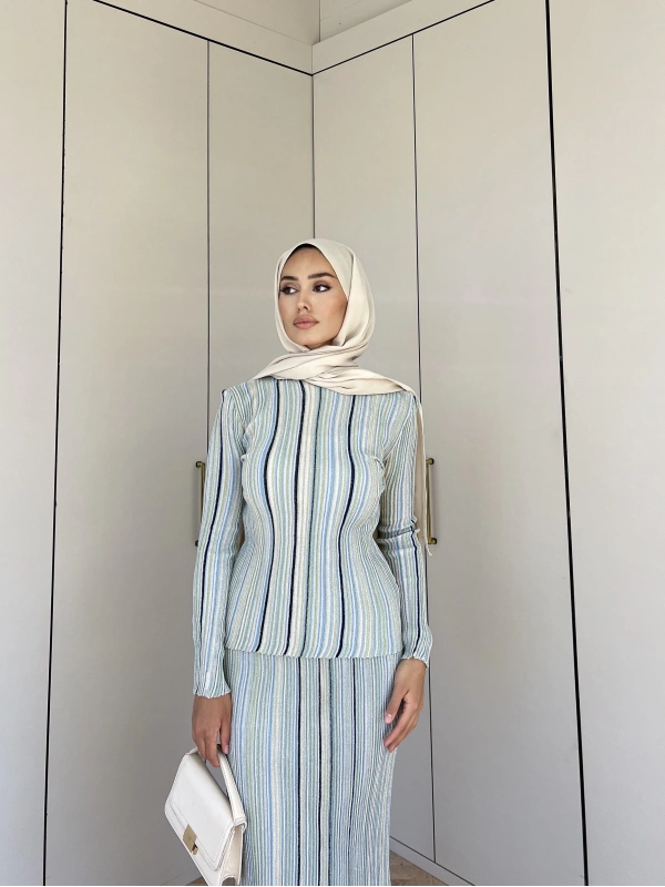 Simli Reyya Takım - Mavi