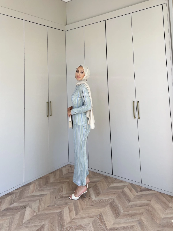 Simli Reyya Takım - Mavi