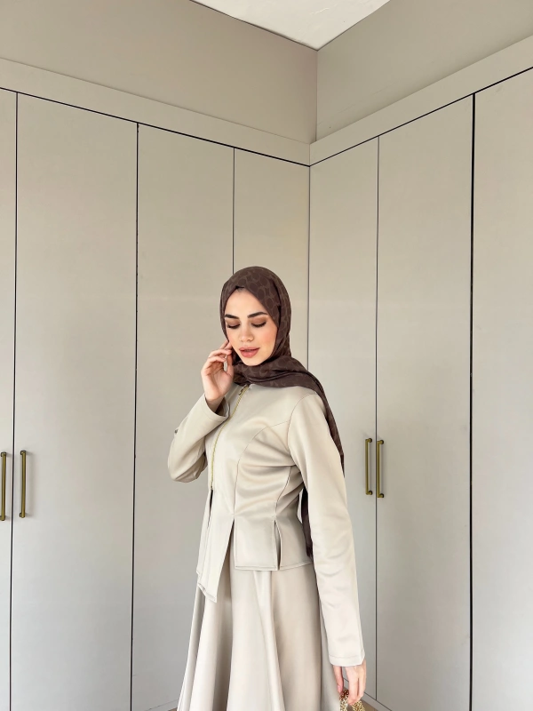 Eflin Etekli Takım - Bej