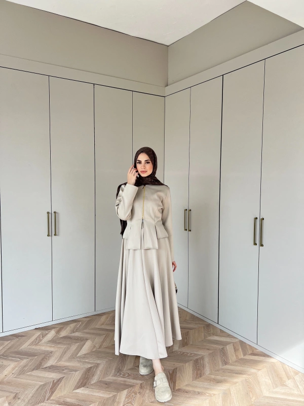 Eflin Etekli Takım - Bej