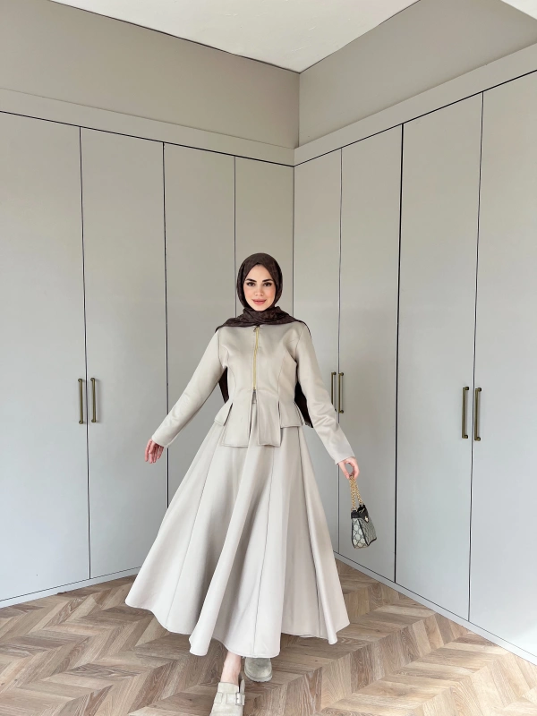 Eflin Etekli Takım - Bej