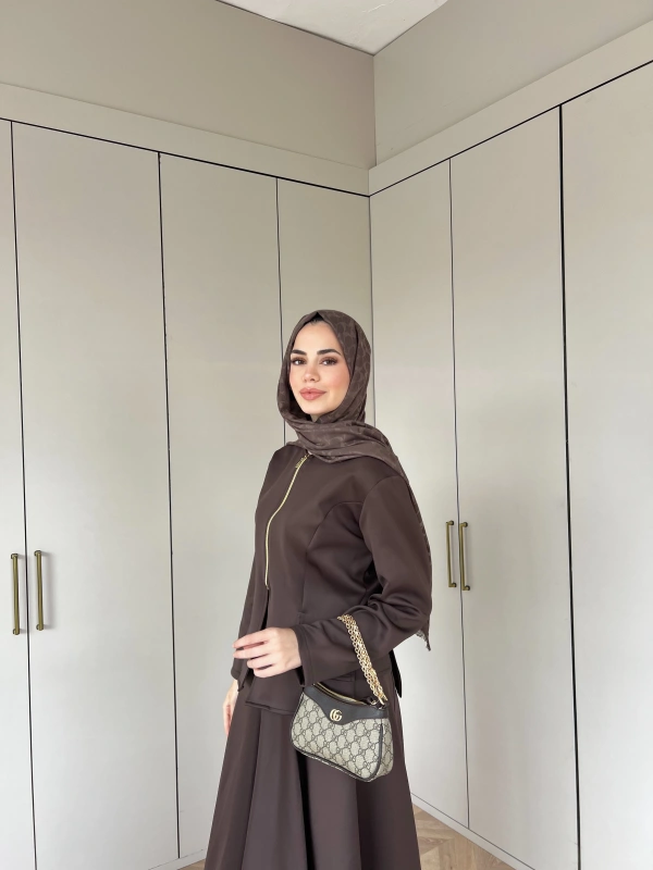 Eflin Etekli Takım - Kahve