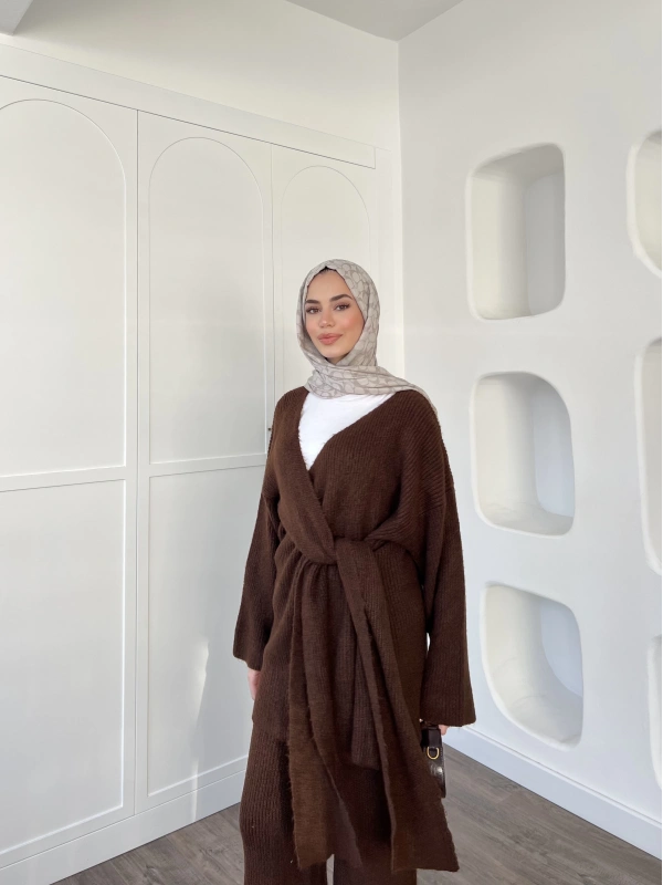 Esio Triko Takım - Kahve