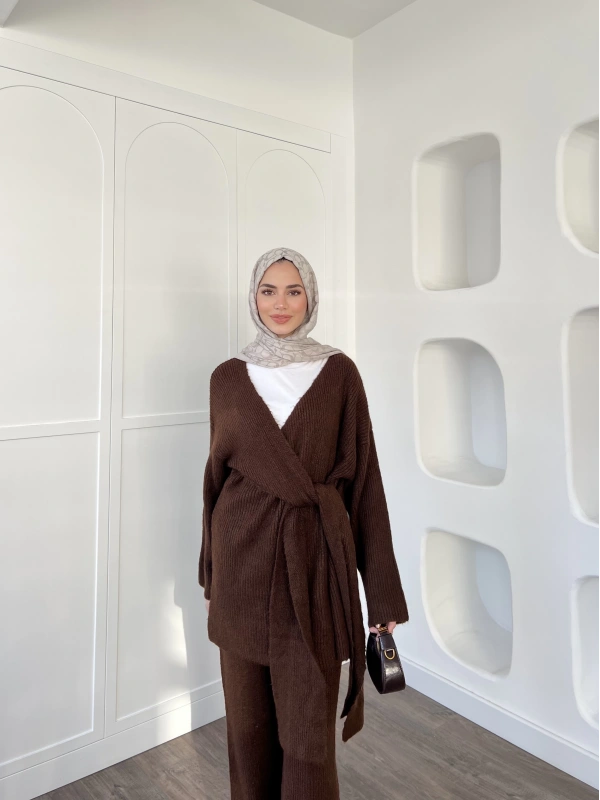 Esio Triko Takım - Kahve