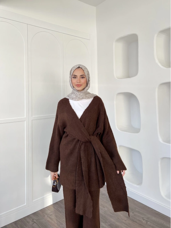 Esio Triko Takım - Kahve