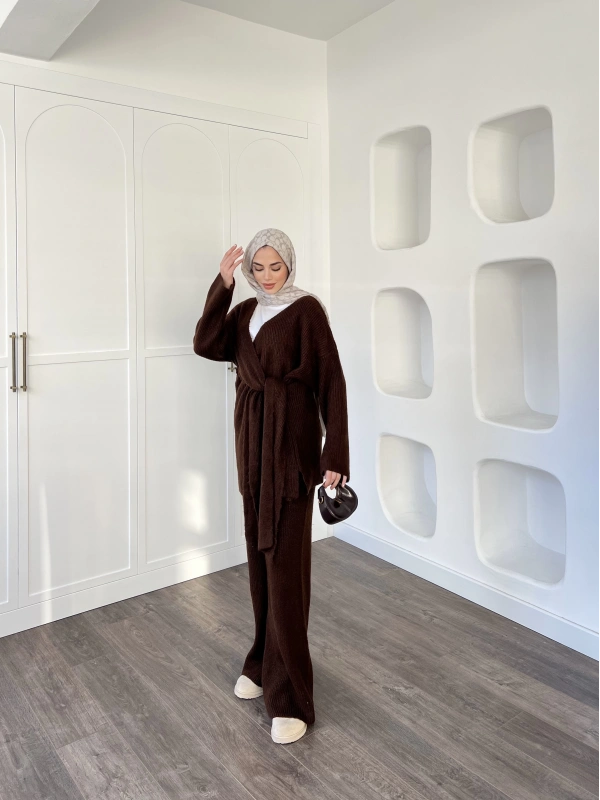 Esio Triko Takım - Kahve