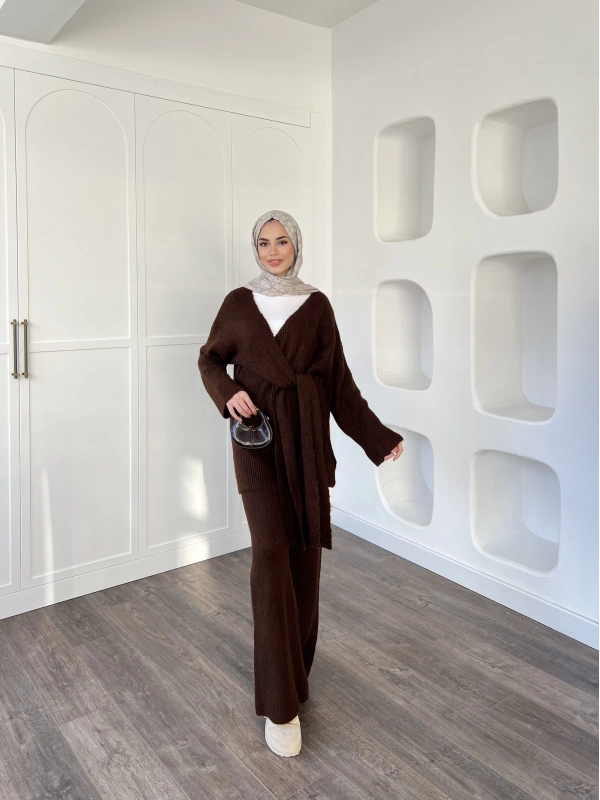 Esio Triko Takım - Kahve