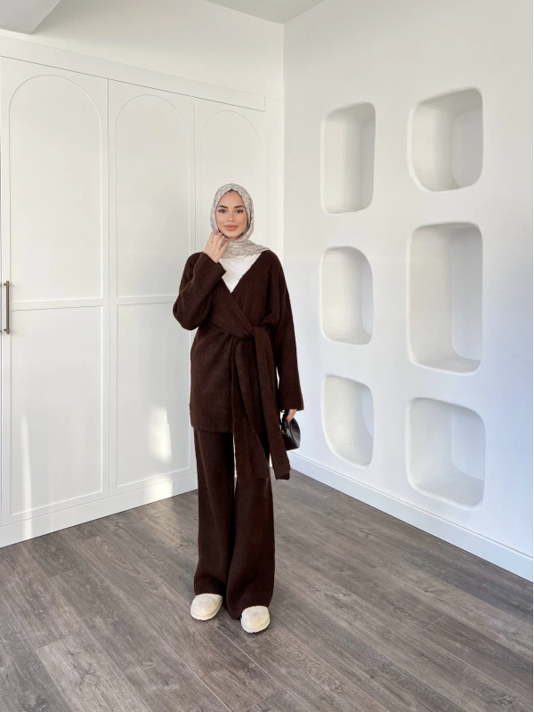 Esio Triko Takım - Kahve