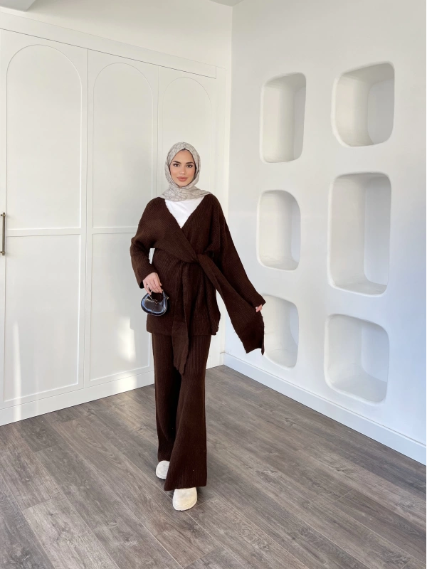 Esio Triko Takım - Kahve