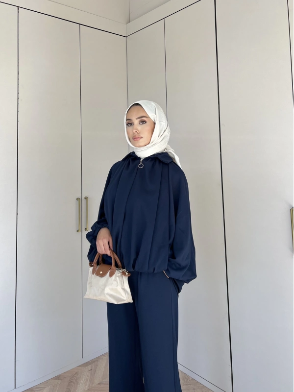 Ayşan Oversize Takım - Lacivert