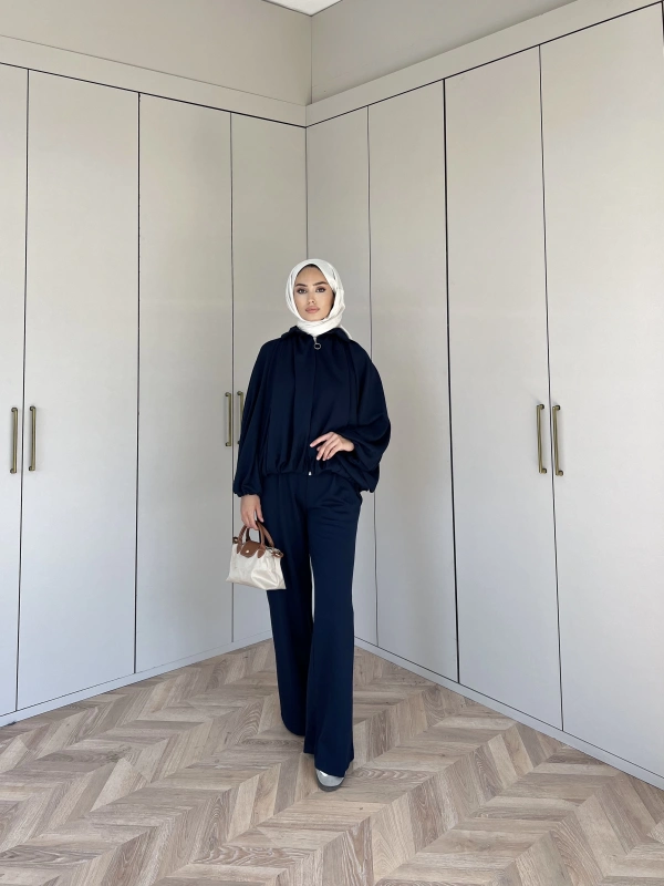 Ayşan Oversize Takım - Lacivert