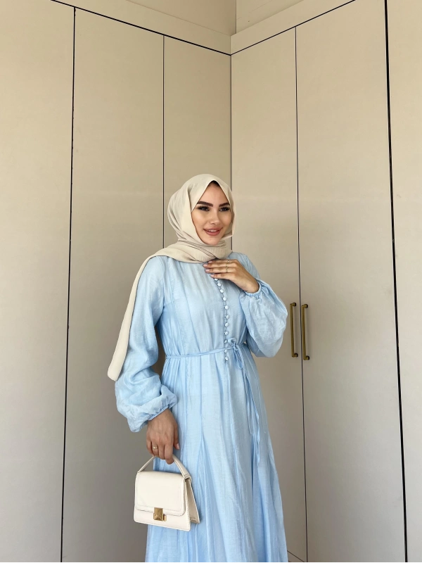 Buse Elbise - Mavi