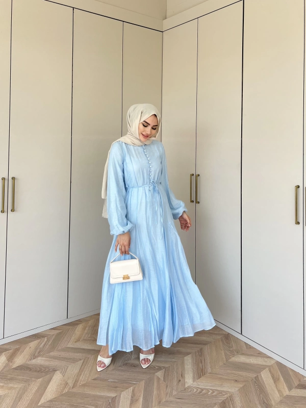 Buse Elbise - Mavi