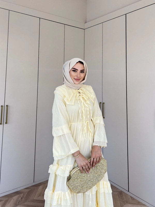 Doğa Elbise - Sarı