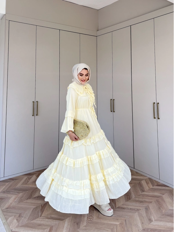 Doğa Elbise - Sarı