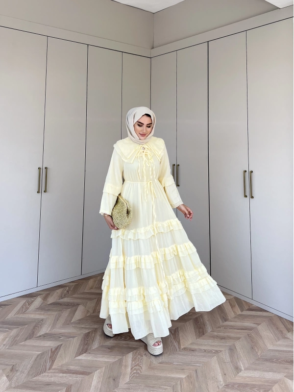 Doğa Elbise - Sarı