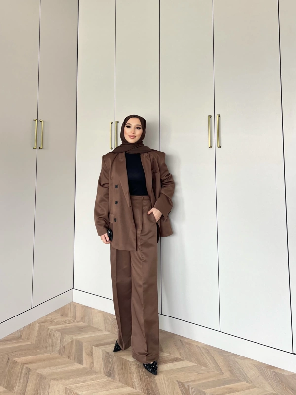 Ennas Ceketli Takım - Acı Kahve