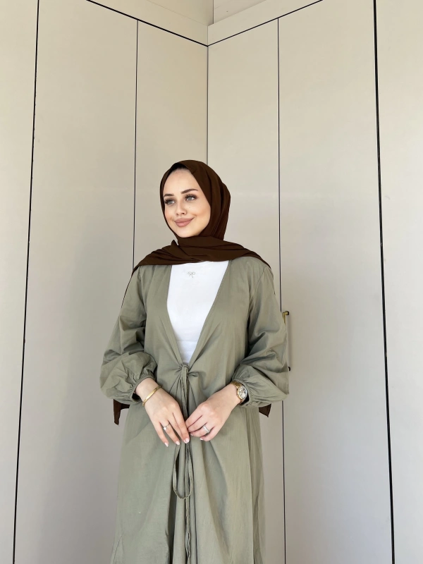 Liva Kimona Elbise - Yeşil