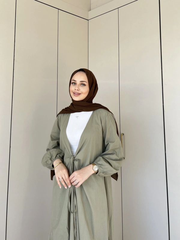 Liva Kimona Elbise - Yeşil