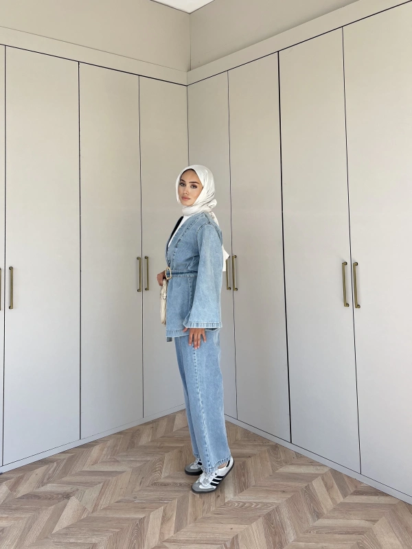 Makka Kot Takım - Acık Mavi