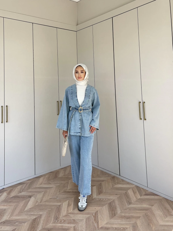 Makka Kot Takım - Acık Mavi