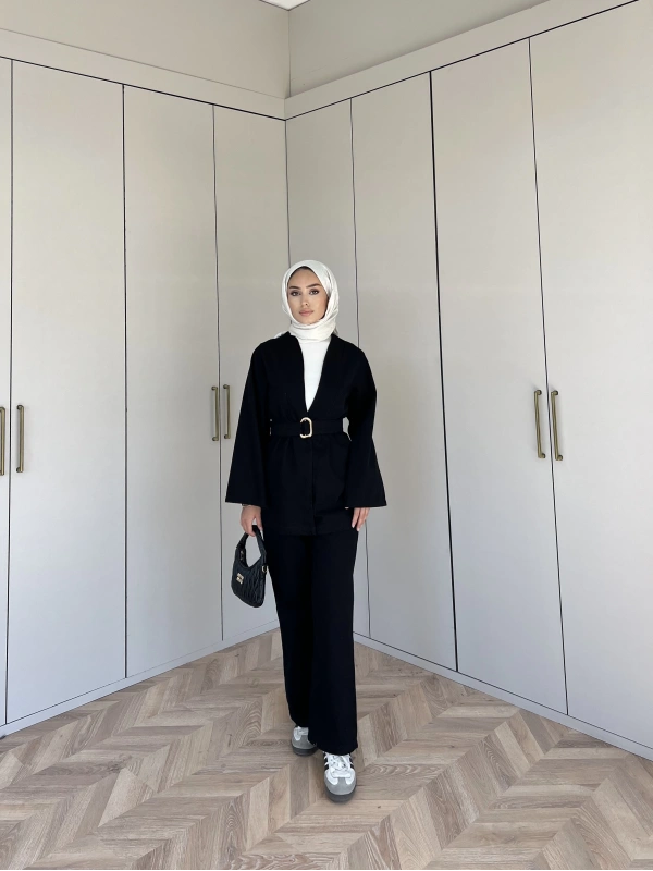 Makka Kot Takım - Siyah