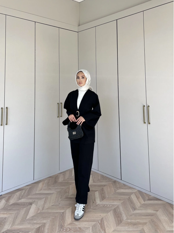 Makka Kot Takım - Siyah