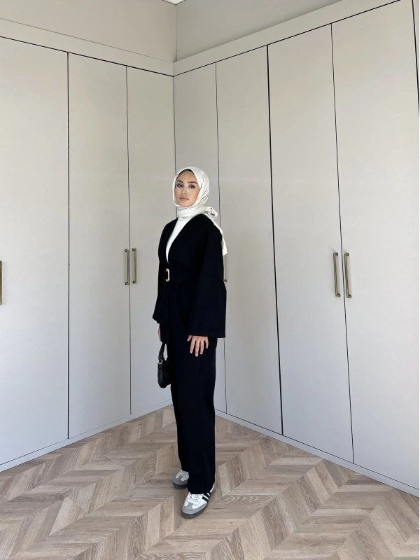 Makka Kot Takım - Siyah