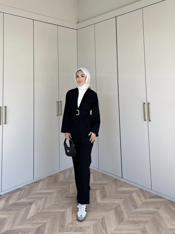 Makka Kot Takım - Siyah