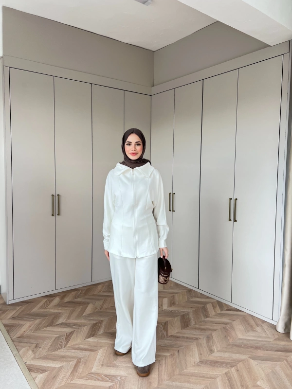 Muzi Oysh Takım - Beyaz