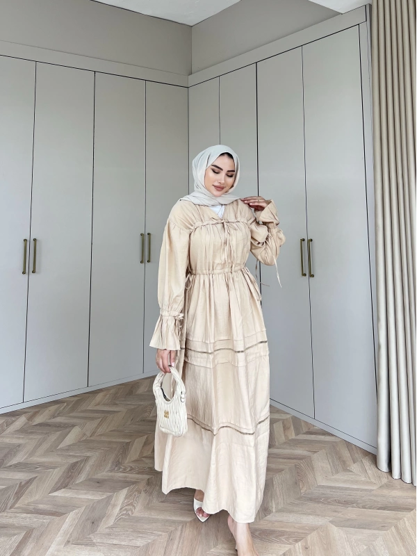 Nursu Elbise - Bej