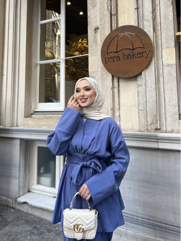 Sude Bağlamalı Takım - İndigo