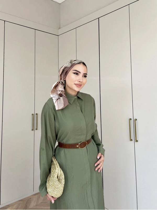 Tezza Elbise - Yeşil