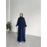 Havas Şifon Elbise -Lacivert