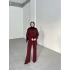 Mellodi Keten Takım -Bordo