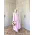 Lessa Parçalı Etek Takım - Pembe