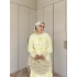 Ümma Şifon  Elbise -Sarı