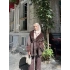 Allo kolları Kürk Detaylı Mont - Kahve