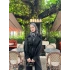 Midi Suet Ceket - Siyah